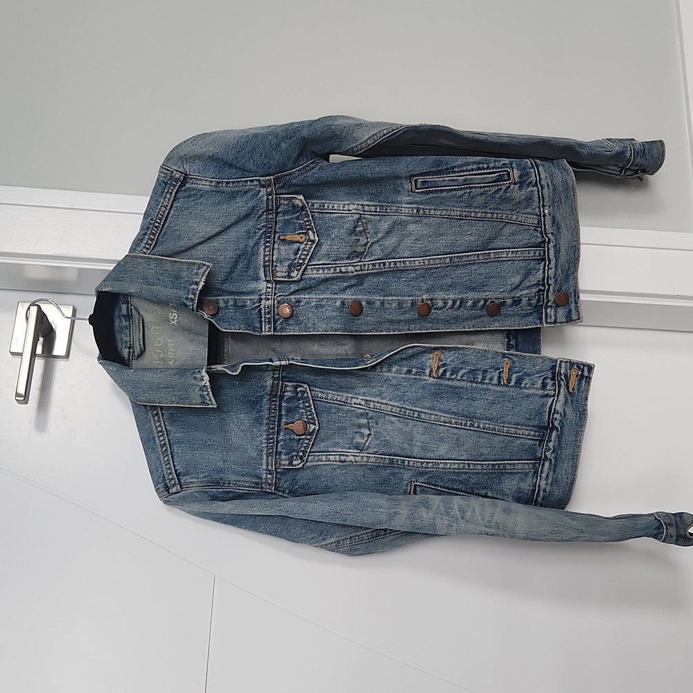 GAP distressed denim jacket
